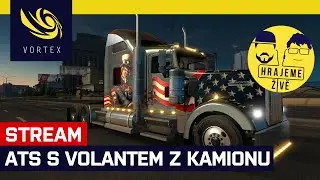 Hrajeme živě American Truck Simulator s volantem z kamionu. Hori přináší nástroj všech kamioňáků