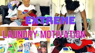 EXTREME LAUNDRY MOTIVATION 2021 //ALL DAY LAUNDRY // WASH AND FOLD