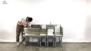 NSF 60 ins Stainless S Combination Cocktail Station FS24121212