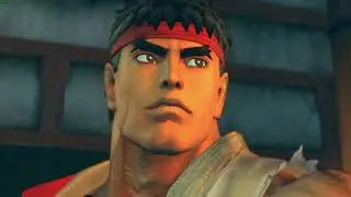 ultra Street Fighter IV arcade mode as Ryu on hard