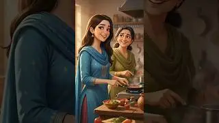 Cooking with mom 👨&zwj;🍳 🍳 #cartoon #animation #love #cooking #relatable #ai