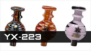 YX-223 | NG NICE GLASS NG Switchback Bubble Carb Cap