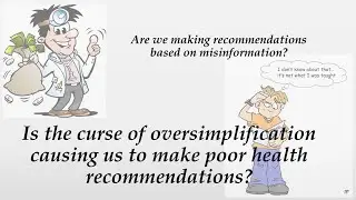 Oversimplification, misinformation, poor recommendations and MAHA 