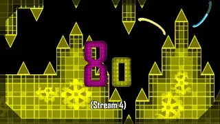 grinding 8o. Best run: 91%. | Geometry dash (stream 4)