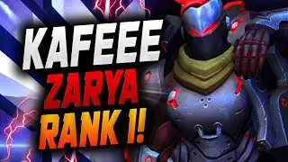 Zarya Dominating Season 13 - Kafeee! 40 ELIMS! OVERWATCH TOP 500
