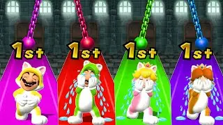Mario Party 9 All Minigames With Cat Characters (Master Difficulty)