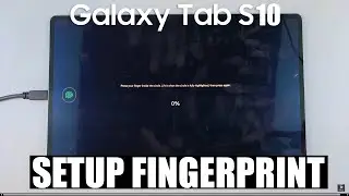 How To Set Up On Fingerprint Samsung Galaxy Tab S10 / S10 Ultra
