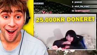 HUN FIK 25.000KR DONERET!? | Dansk Twitch Highlights