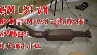 GM LS4 V8 - How I removed a stubborn downpipe