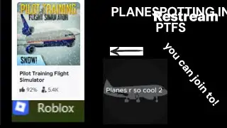 🔴LIVE🔴Plane Spotting in PTFS YOU CAN JOIN TO!+ subbing to everyone who uses chat