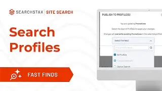 Manage Multiple Search Experiences with Search Profiles | SearchStax Site Search