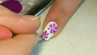 Blooming flowers gel polish nail art tutorial magpie gel colour