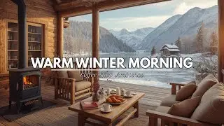 Warm and Cozy Winter Morning ☕ Relaxing Jazz Music at Coffee Shop Ambience