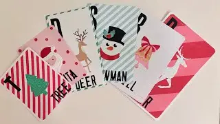 Создайте рождественские 🎄 карточки для дневников 🩷.