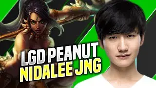 PEANUT SO CLEAN WITH NIDALEE! - LGD Peanut Plays Nidalee Jungle vs Graves! | Worlds 2020 Bootcamp