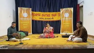 Carnatic classical Flute recital by Vid. Shanthala Subramanya and team