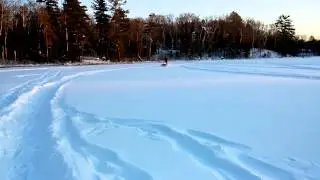 02 Polaris Edge X 600 Carving with MBRP race can