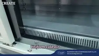 Create Refrigeration Glass Door Air Curtain Multidecks #chiller #glassdoors #supermarket #drinks
