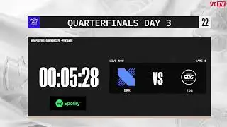 [24.10.2022] DRX vs EDG (BO5) | Tứ Kết 4 | CKTG 2022