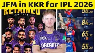 Jack Fraser McGurk will be new opener for KKR in IPL 2026 || cricket