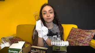 ASMR Poor Gun Shop Store Role Play Intense Sounds For Sleep & Relaxation with Whispering and Tapping
