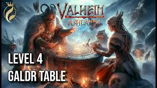 How to get Galdr Table to Level 4! | #valheimtipsandtricks