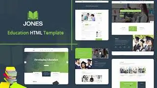 Jones - Education HTML Template | Themeforest Website Templates and Themes