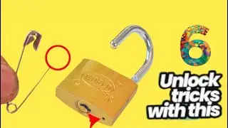 6. Хитрости разблокировки | Как открыть любой замок без ключа | Разблокировка #trytrue #unlock