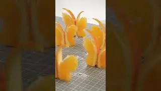 Welcome to the mini-world of orange. - Fruit Carving - Part 1