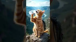 Mountain Hiking Adventure with a Brave Cat | Cat&rsquo;s Epic Mountain Journey