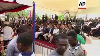 Haiti pays its respects to Preval