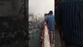 Kakinada RTC complex charging bike fire accident