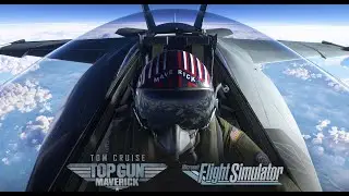 🟣Top Gun Maverick Challenge .microsoft flight simulator4K NEW RECORD GLACIAR YANERT