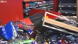 Drunken football player Jonathan Legear crashed into gas station 2