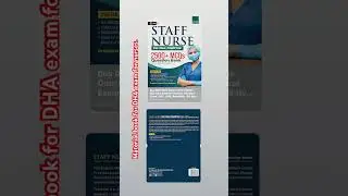 Material book for DHA exam for nurses 👩🏻&zwj;⚕️#youtubeshorts #dubainurses #dhaexam ￼