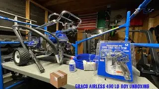 Unboxing GRACO 490 Airless Paint Sprayer Lo Boy with Wheels | Review | #Graco490 #airless #unboxing