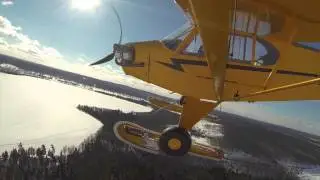 Ski Plane Flying - Legend Cub - Michigan