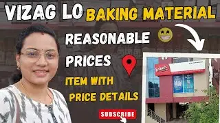vizag lo bakery raw material to decorative material దొరికే shop📷 reasonable prices ➡️Exploring vizag