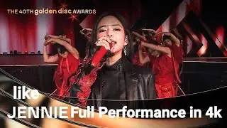 like JENNIE 4K Full Performance | Golden Disc Awards 2025