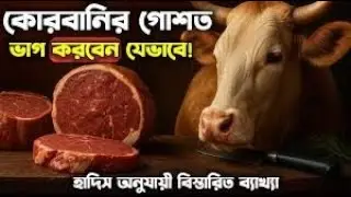 Qurbani Meat Distribution Rules  কুরবানির গোশত বণ্টনের ইসলামিক নিয়ম  Eid al-Adha 2025