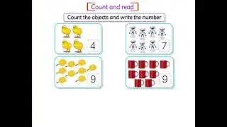 COUNT and Read | Learn Counting | Kindergarten Math Book | Page # 49