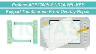 AGP3300H-S1-D24-YEL-KEY Pro-face Touch Keypad Film