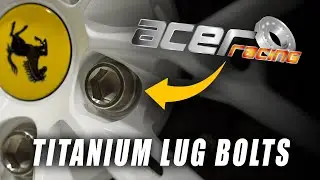 The BEST Lug Bolts for ANY Car | Acer Racing Titanium Lug Bolts