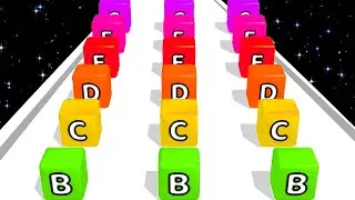 Satisfying Mobile Games - Alphabet Runner 2048 All Levels