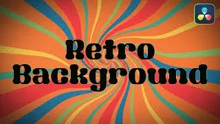 Retro Vintage Hintergrund erstellen in DaVinci Resolve 17 - Videoschnitt Tutorial [DEUTSCH]