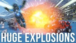 HUGE EXPLOSION COMPILATION! | Jump Drive Explosion Mod by Draygo