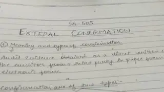 Revision Of SA 505 For CA Ipc/ipcc