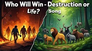 Humans cutting Trees and deforestation || Animals enter into city for Food Shelter Emotional video