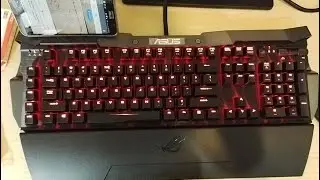 Распаковка механической игровой клавиатуры ASUS RoG GK2000 Horus