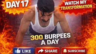 300 Burpees Everyday - Day 17 | 21st Jan #burpees #fitness #discipline